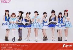 【中古】生写真(女性) Aqours/集合(9人)/WATER BLUE NEW WORLD Ver.2/「LOVE LIVE! SUNSHINE!! Aqours World LoveLive! ASIA TOUR 2019」会場限定ランダムブロマイド(千葉