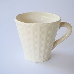 【送料無料】グランシュマン　ホワイトラタン　マグカップ　2個セット
