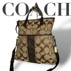美品 4979 COACH コーチ2wayショルダーバッグ シグネチャー