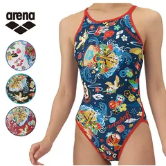 arena  アリーナ　AS5FWM28L　レディース　タフスーツ 　練習用水着　オープンバック 水泳　競泳　トレーニング水着