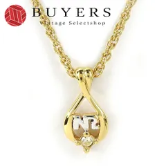 【中古】ニナ リッチ ネックレス ラインストーン ゴールド シルバー メッキ アクセサリー ジュエリー かわいい オシャレ 小物 レディース 女性 NINA RICCI Accessories necklace
