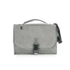 ☆ グレー ☆ おむつポーチ pmy038 おむつポーチ おしりふき おしり拭き おむつシート オムツポーチ 大容量 ベビーカーバッグ マザーズバッグ おむつ替えシート 携帯 かわいい 軽量 おしゃれ ポーチ 撥水 防水 赤ちゃん ベビー おむつ オムツ