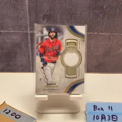 2021 Topps Tier One Dansby Swanson 011/100 Atlanta Braves Game Used ジャージ Relic カード