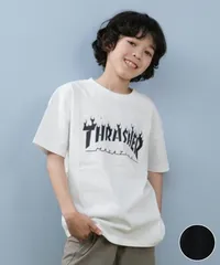 【ムラスポ公式】新品 THRASHER スラッシャー 半袖 Tシャツ キッズ ジュニア FRAME LOGO SS T 25S401-42のサムネイル