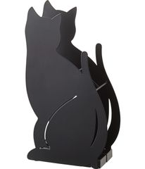 山崎実業(Yamazaki) 傘立て ネコ ブラック 2359