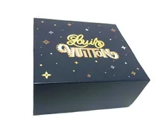 ■新品同様■ LOUIS VUITTON ルイヴィトン 2024 ホリデーコレクション クリスマス ギフトボックス 空箱 ラッピング ネイビー系 DH0885