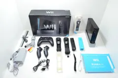 【送料無料】 ニンテンドー Nintendo Wii 本体 RVL-001(JPN) ブラック セット　現状品