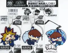 【中古】ストラップ(キャラクター) 闇遊戯・海馬・海馬＆ブルーアイズ・ホワイト・ドラゴン つままれストラップセット(3個セット) 「遊☆戯☆王デュエルモンスターズ」 ジャンプフェスタ2016グッズ