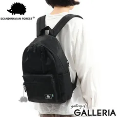 スカンジナビアンフォレスト リュック SCANDINAVIAN FOREST 12ポケットデイパック A4 軽量 通勤 通学 レディース 251-KESF204 ブラック(69)のサムネイル