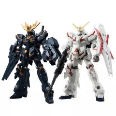 [중고] 식완 트레이딩 피겨 기동전사 건담 ASSAULT KINGDOM EX10 유니콘 건담 [데스트로이 모드] & 유니콘 건담 2호기 반시 [데스트로이 모드]