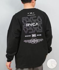 【ムラスポ公式】新品 RVCA ルーカ 長袖 Tシャツ メンズ バックプリント オーバーサイズ ユニセックス BF041-151