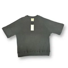 定価22000円 新品 refomed RAGLAN RIB S/S TEE ラグラン リブ ニット Tシャツ リフォメッド チャコール系 RECU-016のサムネイル