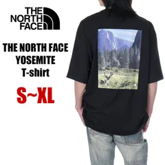 【新品・未使用】【ブラック2K2】ノースフェイス Tシャツ メンズ レディース THE NORTH FACE ザ・ノース・フェイス ヨセミテ シーナリー バックプリント 半袖 大きいサイズ ゆったり アウトドア ブランド S M L XL NT32436