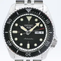デッドストック級 箱付 稼働 美品 セイコー 5スポーツ SBSA017 4R36-07G0 089359 AT 黒文字盤 メンズ腕時計 5491200 10NBT KMR ABC 16839