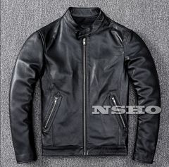 シープスキン ミニマムスタイル シングルライダース メンズ 革ジャン イタリアンレザー ラム 羊革