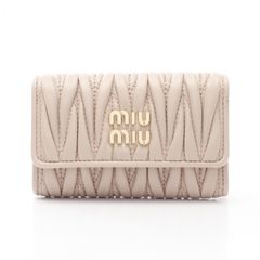 ミュウ ミュウ Miu Miu キーケース マテラッセ 5PG004AFPPF0236 ピンク レザー 6連キーケース レディース 新品