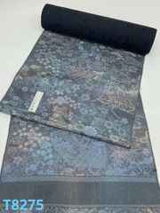 紋紗 小紋 ペイズリー紋様 薄物コート 正絹 反物 TN218 - メルカリ