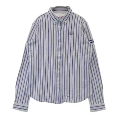 サイズ：1 MASTER BUNNY EDITION マスターバニーエディション  長袖シャツ ストライプ ネイビー系 [240001135255] ゴルフウェア レディース ストスト