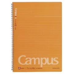 （まとめ買い）コクヨ キャンパスツインリングノート ドット入り A4 1号 罫幅7mm 35行 40枚 ス-T225ATN 【5冊セット】