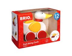 【在庫処分】BRIO (ブリオ) プルトイ ダック [ あひるのおもちゃ ] 対象年齢 1歳~ (引き車 引っ張るおもちゃ 木製 知育玩具) 30323