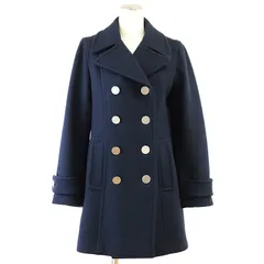 Aquascutum アクアスキュータム カシミア ウール Pコート 9 黒 Aquascutum アクアスキュータム カシミア ウール Pコート 9 黒
