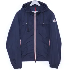 未使用級　MONCLER　パーカー　ネイビー　AYROLLETTE ナイロン モンクレール パーカー ネイビー | ブランド品買取ならエルリンク