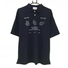 ★SALE価格★【美品】ジャックバニー 半袖ポロシャツ 黒×シルバー UNITED EDITION マスターバニー メンズ 6(XL) ゴルフウェア 2024年モデル Jack Bunny