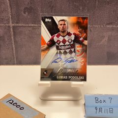 10】ルーカス・ポドルスキ topps ヴィッセル神戸 サインカード - メルカリ