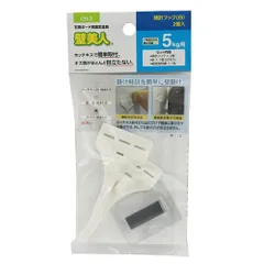 壁美人 時計用フック 白 (2コイリ CH-2)