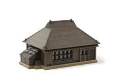 S025-3 トタン屋根農家 茶