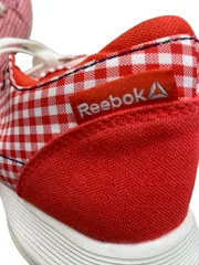 リーボック イージートーン 紗栄子 コラボレーションモデル 赤と白のギンガムチェック柄 25ｃｍ