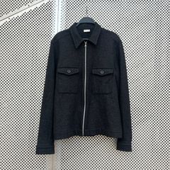 dries van noten wool zip jacket 90s