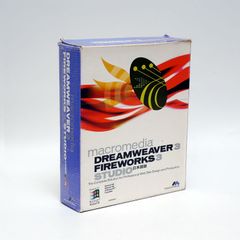 【開封済み品】Macromedia Dreamweaver3 Fireworks3 Studio 日本語版 Windows版