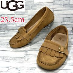 UGG スリッポン ヌバック モカシン フラットシューズ 23.5cm - メルカリ