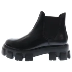 PRADA (プラダ) モノリス ブラッシュドレザー チェルシー