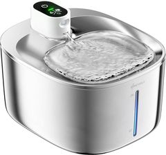 猫 自動給水器 水飲み器 コードレス スマート 静音 4L ワイヤレスポンプ 2way給電式 ステンレス製
