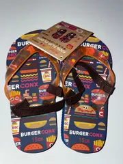 【新品未使用】ビーチサンダル キッズ 15cm バーガーコンクス 男の子 女の子