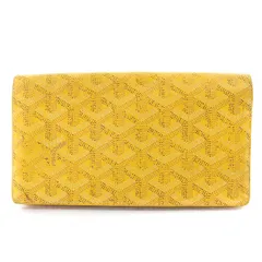 ゴヤール GOYARD 長財布 二つ折り ヘリンボーン PVC レザー 黄色 イエロー /YO2のサムネイル