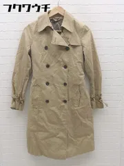 ■ ◎ green label relaxing UNITED ARROWS ウエストベルト ライナー付 トレンチコート サイズ40 ベージュ レディース  【1002801687502】