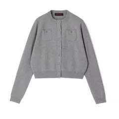 【特別価格】CABaN コットンカシミヤ クルーネックカーディガン