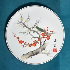 #3 骨董　アンティーク　絵替模様　乾山丸皿　四季　花　銘々皿　4枚 うるみ塗縁金、草花蒔絵図銘々皿 10枚 明治から大正時代 | 古