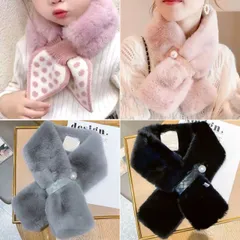 ★倉庫移転の為、在庫処分SALE！★  ファーマフラー レディース ファー マフラー フェイクファー エコファー モフモフ ティペット ファーティぺット ふわふわ もこもこ あったか 通勤 通学 防寒 黒 温かい 肌さわり 柔らかい free size