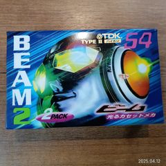 ★未開封◇TDK BEAM2 TYPEⅡハイポジ 54 / BM2-54N / 2パック