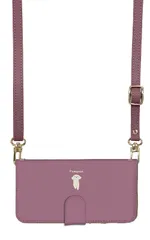 iPhone 17e ケース 手帳型 アイフォン17e スマホケース スマホショルダー レザー ストラップ ポメプー ポメラニアン プードル 犬 かわいい 調節可能 130cm  カラー05