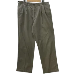 90's vintage TOMMY HILFIGER トミーヒルフィガー 90年代 ヴィンテージ ツータックパンツ チノパンツ ボトム オーバーサイズ ビッグシルエット 36×30サイズ グレー