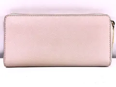 s25t-0635y【中古】MICHAEL KORS マイケルコース　ラウンドファスナー　長財布　ウォレット　ピンクベージュ　レディース　35H3GTVZ3L