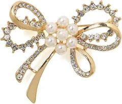 TIGLOSS ティグロス ブローチ コサージュ パール 卒業式 入学式 セレモニー ゴールド フォーマル ジャケット スーツ ギフト 結婚式 お呼ばれ ドレス パーティー ピン おしゃれ 5種 専用BOX付(ゴージャスリボン)