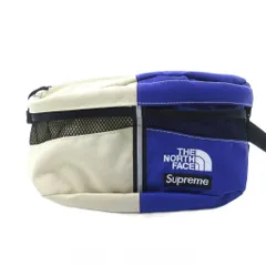 シュプリーム SUPREME × ザノースフェイス The North Face 美品 24SS Split Waist Bag ウエストバッグ ボディバッグ ベージュ×パープル NM724001