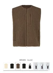 【美品】オムプリュッセ　ベスト HOMME PLISSE ISSEY MIYAKE（オムプリッセイッセイミヤケ）中古