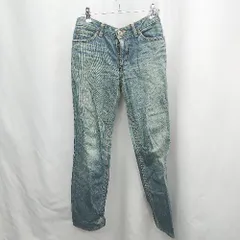 ◇ Θ SOMETHING サムシング カジュアル　ベーシック デニムパンツ サイズ29×32 ネイビー系 レディース E  【1505220003033】